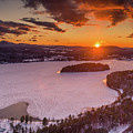 Late Winter Sunset Island Pond, VT